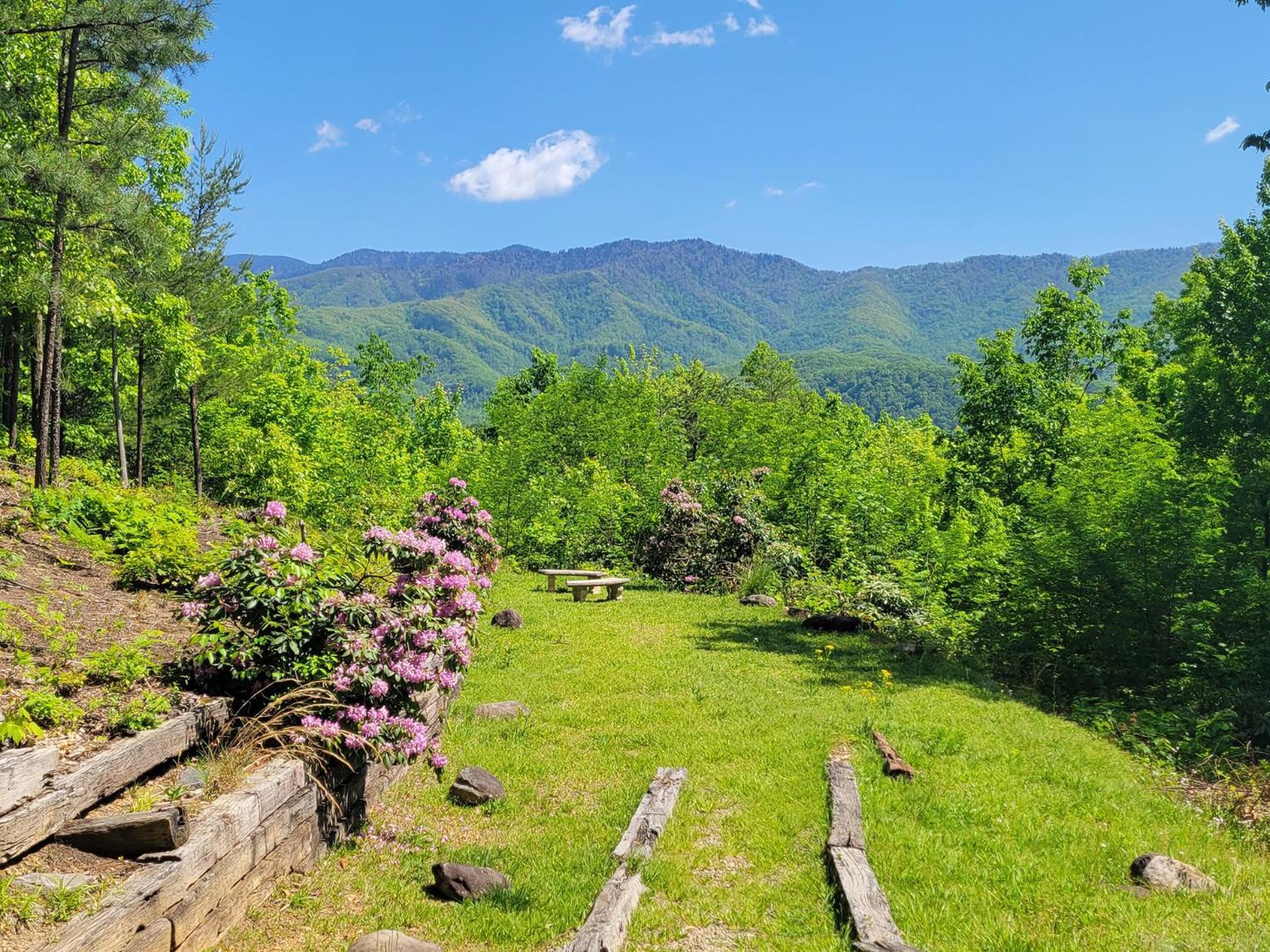 Real Log Cabin With Amazing Views, Hot Tub, Sauna, Games Gatlinburg Exteriör bild